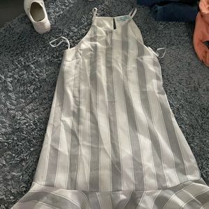 striped sundress/church from boutique